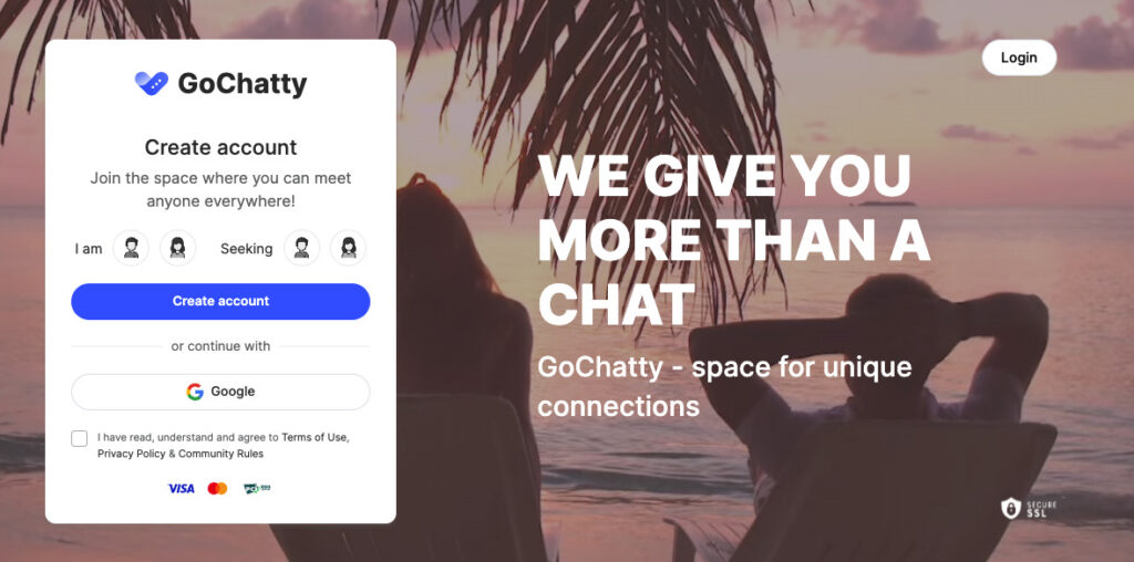 GoChaty Ukrainian dating website